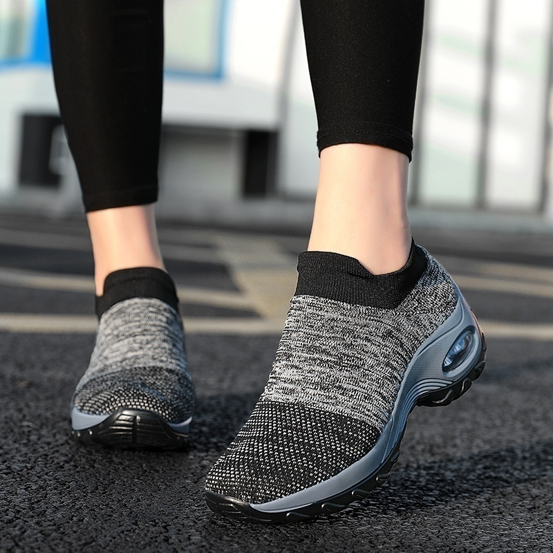 tenis para caminhada ortopedico feminino run 360 cinza