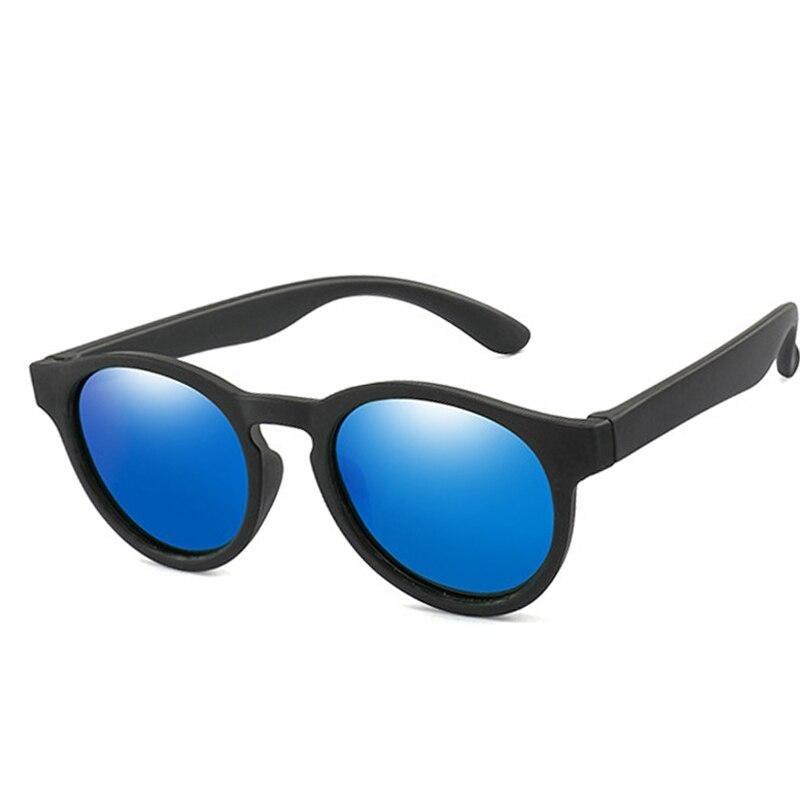 Óculos de sol infantil flexível kids wayfarer preto