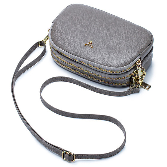 bolsa transversal feminina pequena nina cinza